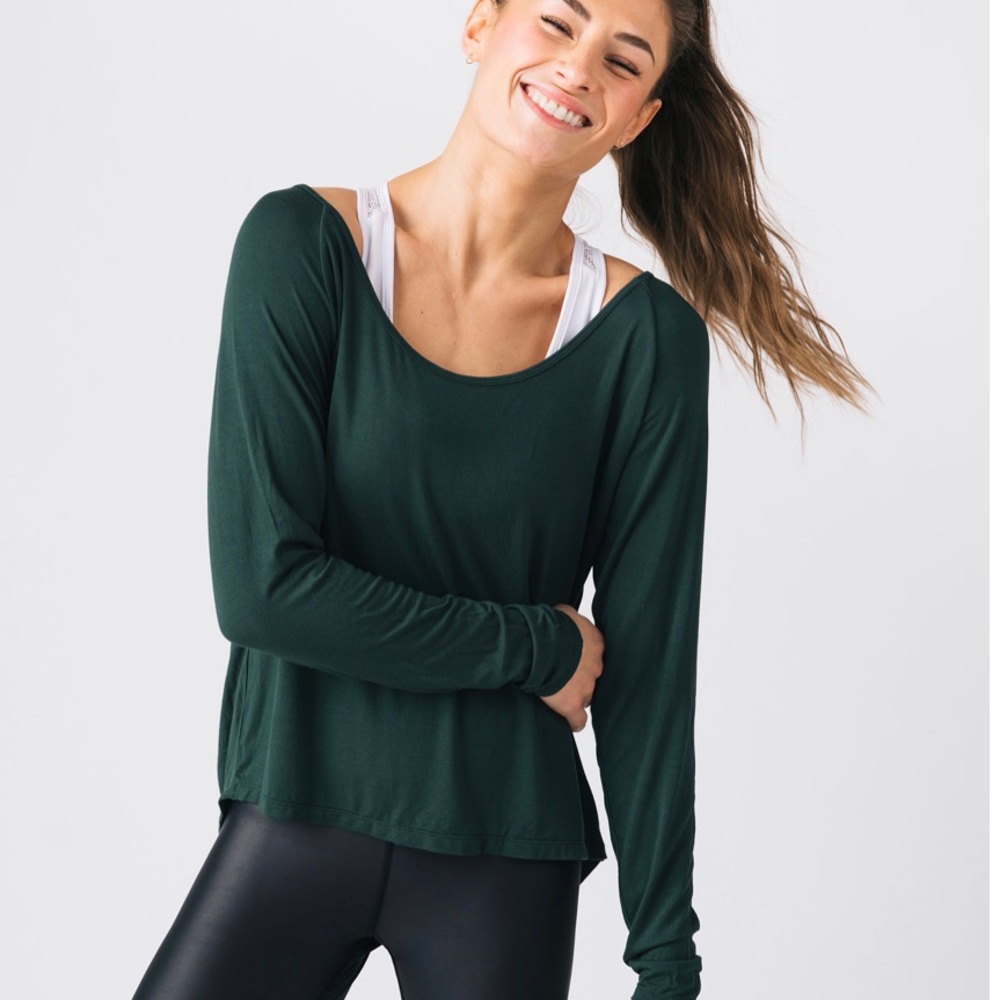 NWT ZYIA Namaste Shirt